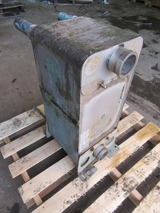 Used SWEP DP400H X 136/1P-SC-M TRUE DUAL CHILLER EVAPORATOR 316 STAINLESS 126 PLATES