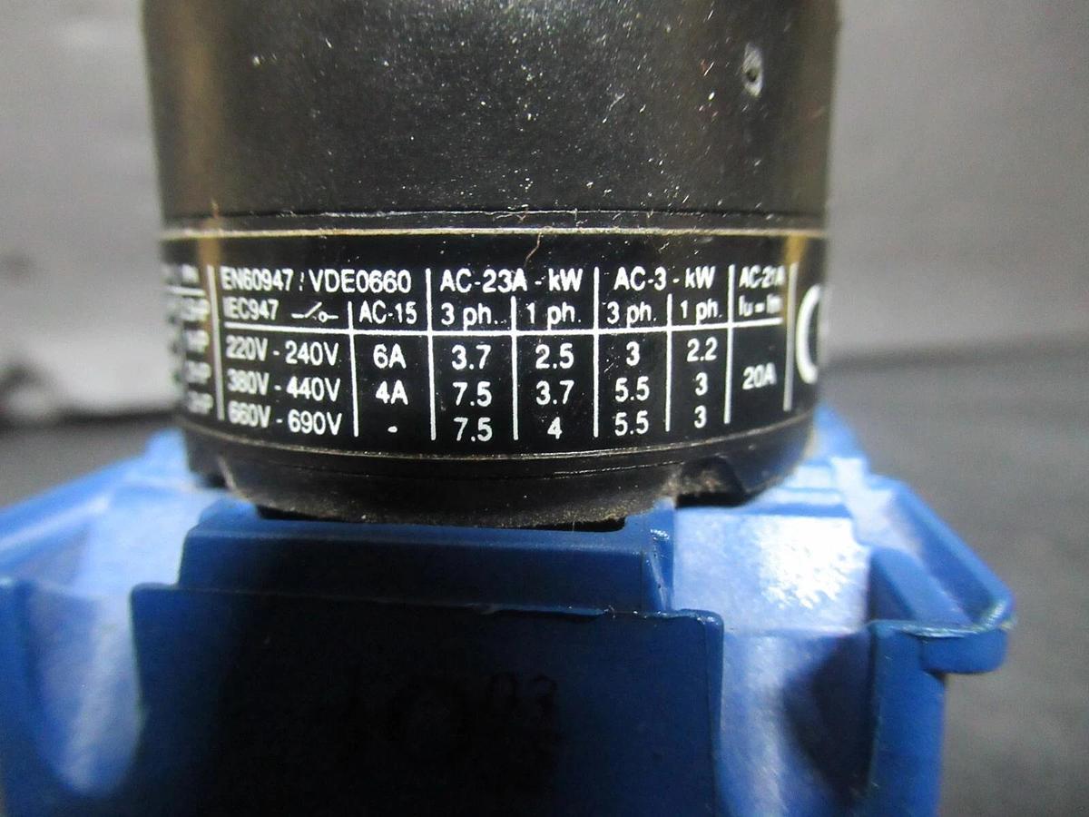 Used KRAUS + NAIMER ROTARY SWITCH CH10 A200 F55694/006-DES 600 VAC 20 AMP 5 HP