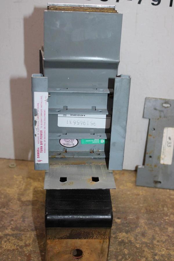 Used SQUARE D COPPER I-LINE II INDOOR 16" BUSWAY FEEDER 600V 2000A 3P4W FLANGED END