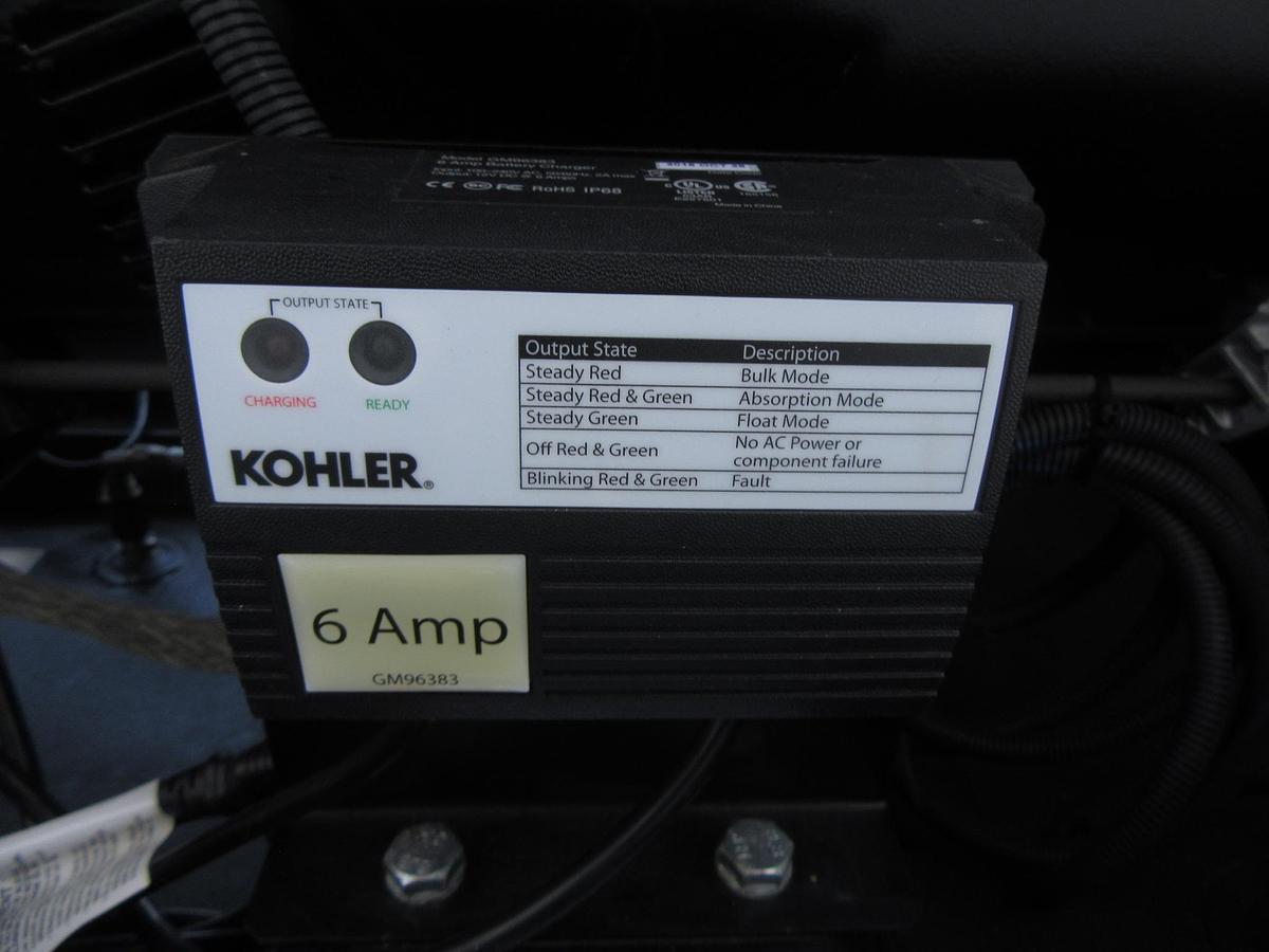 Used 20 KW DIESEL GENERATOR KOHLER 120/240V 20REOZK ENCLOSED ONLY 82 HRS