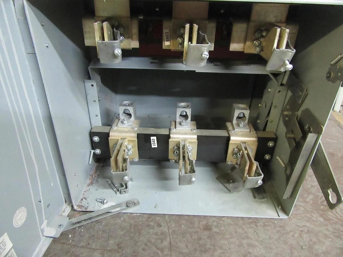 Used GE FUSIBLE BUS/BUSS PLUG AC1465RG 400 AMP 600 VOLT 4-WIRE 3-PHASE FLEX-A-PLUG