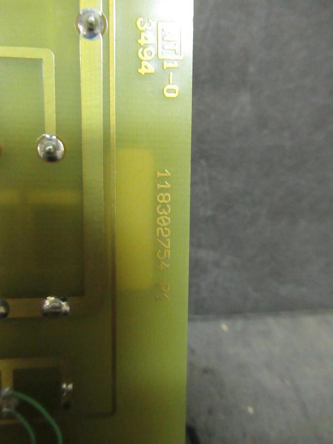 Used EXIDE 101072956 REV P3 POWER SUPPLY FAIL DETECTOR CIRCUIT BOARD 118302754 P1