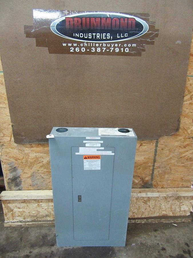 Used 225 AMP SQUARE D NQOD / QOB / QO PANELBOARD MLO PANEL 208Y/120 VAC 3 PH 4 W E2