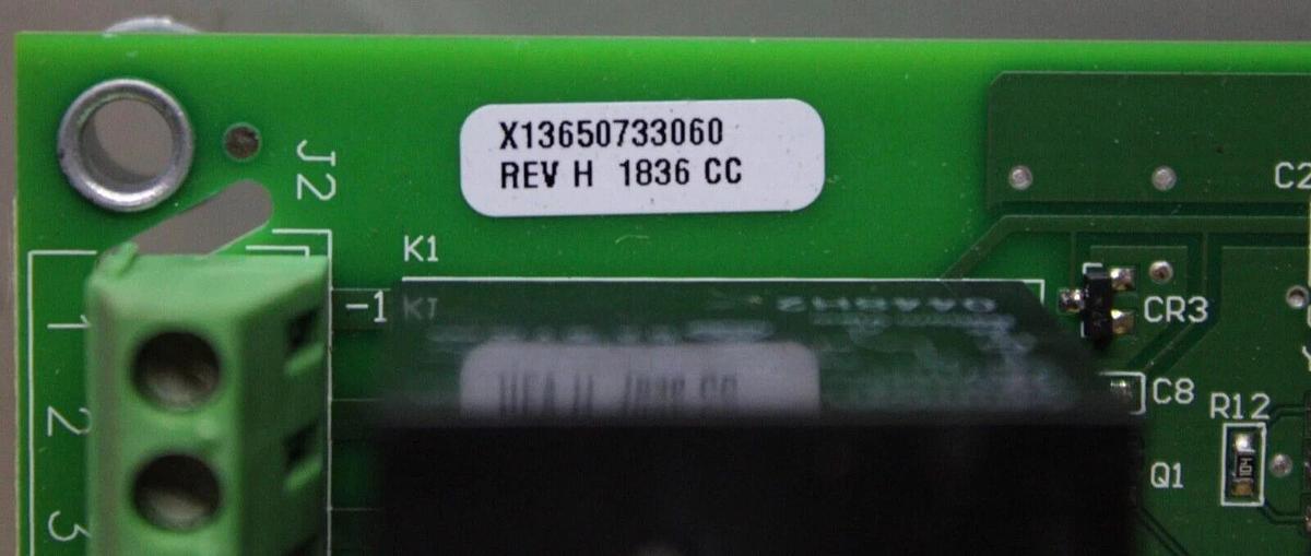 Used TRANE HVAC DUAL BINARY CIRCUIT BOARD X13650733060 REV. H 6400-2704-01 REV. B