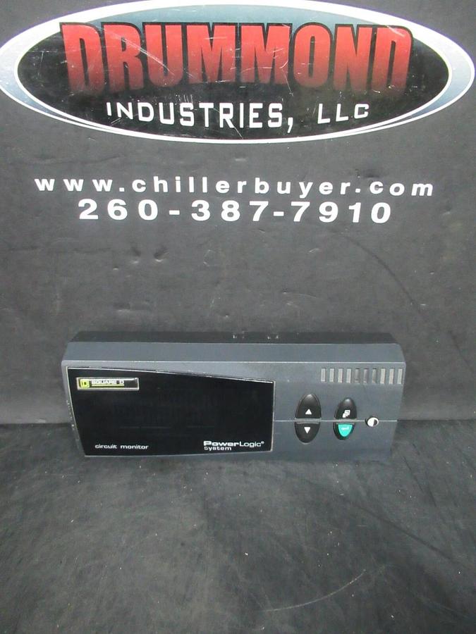 Used SQUARE D POWER LOGIC CIRCUIT MONITOR CMDVF SER. D3 12 VDC 5.5 FW **WARRANTY**