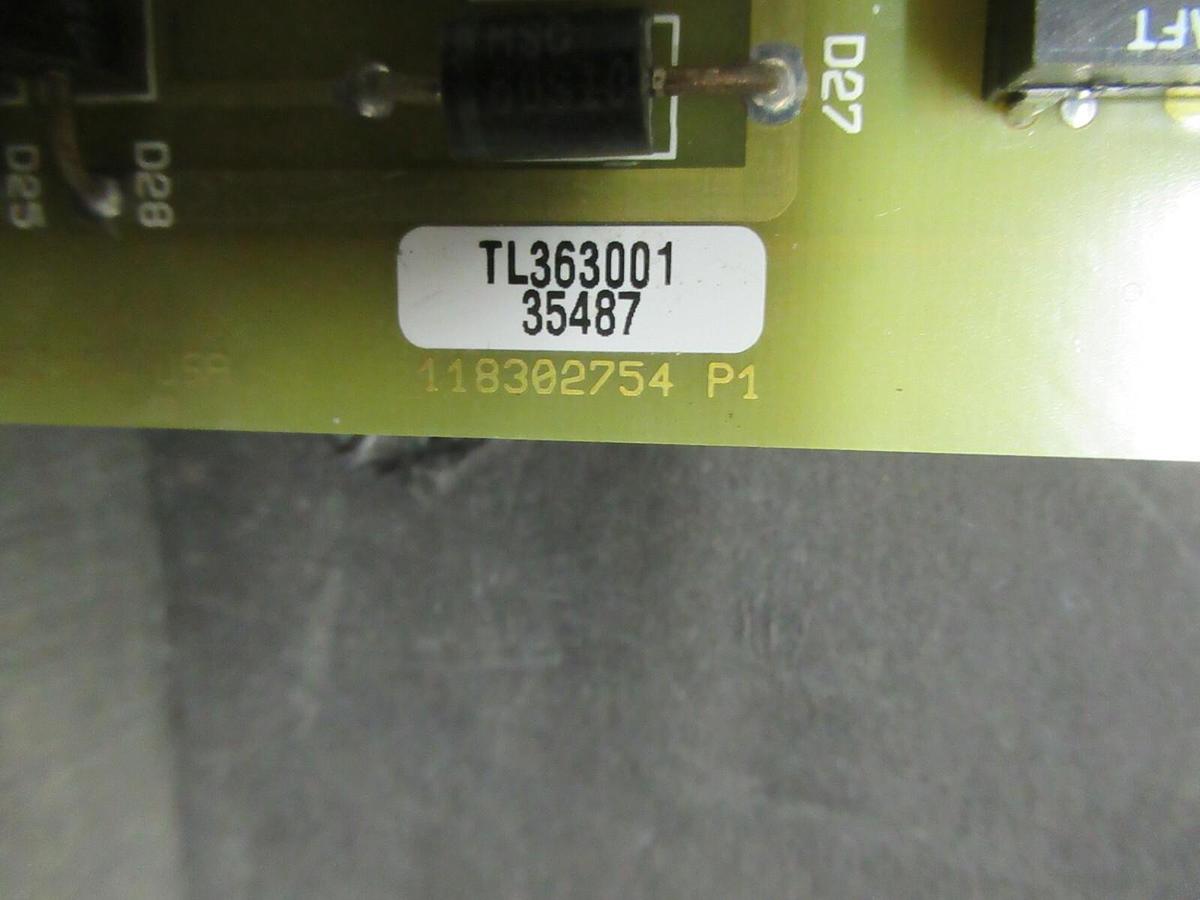 Used EXIDE 101072956 REV P3 POWER SUPPLY FAIL DETECTOR CIRCUIT BOARD 118302754 P1
