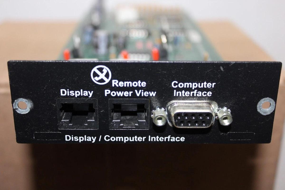 Used APC UPS DISPLAY COMPUTER INTERFACE CARD 640-4117A REV. 2 0G-SYCDCI FOR SYCF40KF