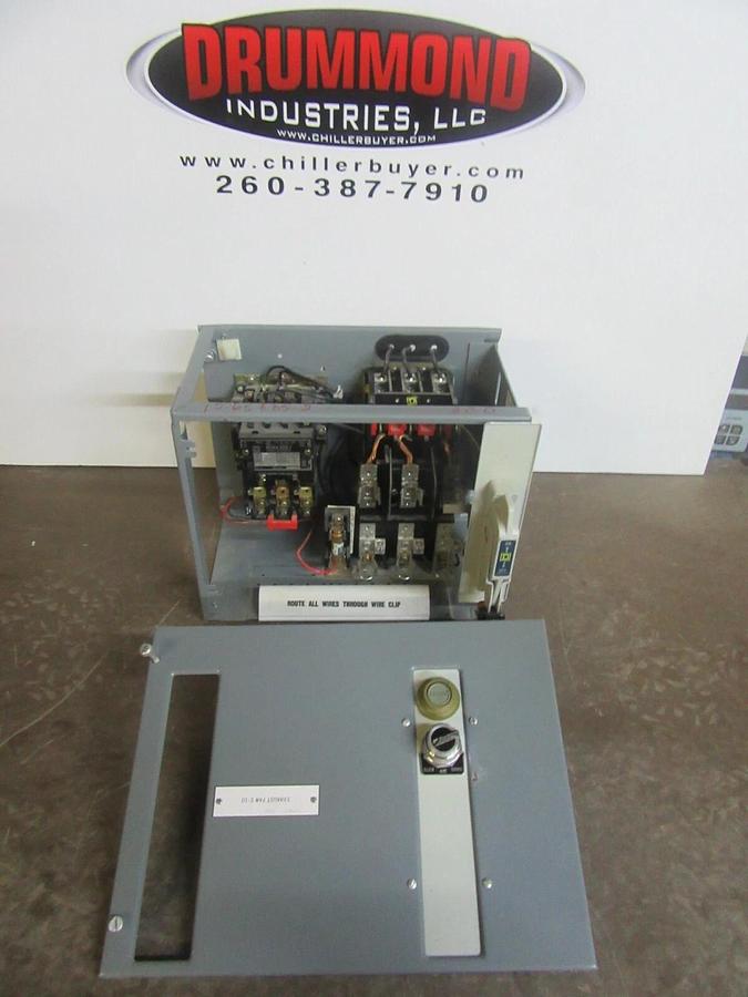 Used SQUARE D MCC FUSIBLE STARTER BUCKET 8998-NC-403 SER. B 12" MODEL: 4 NEMA 1