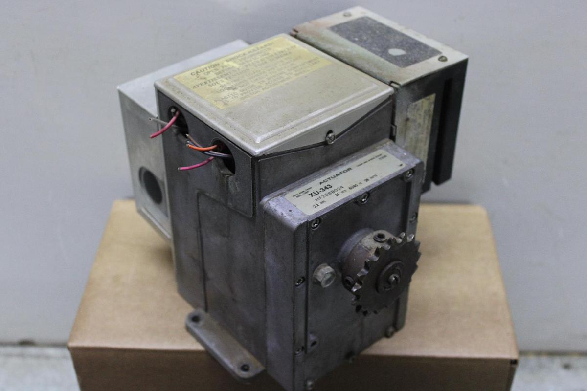 Used BARBER COLMAN ACTUATOR XU-343-HF26BB024 24V 2.2A 28W W/ CP-8391 DRIVE