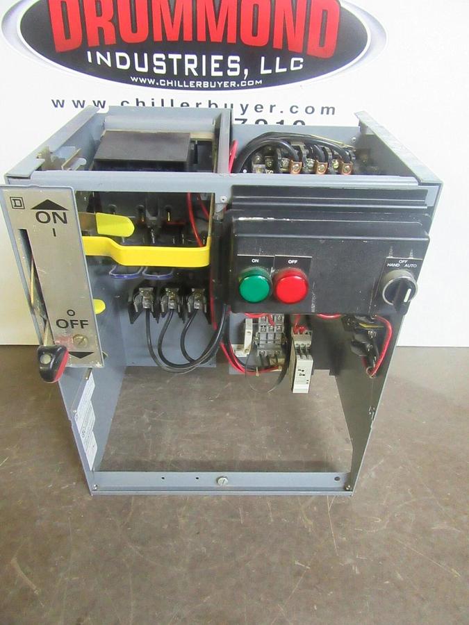 Used SQUARE D MCC FUSIBLE BUCKET 18" NEMA 2 MODEL 5W/ 8536SD01 *NO DOOR*