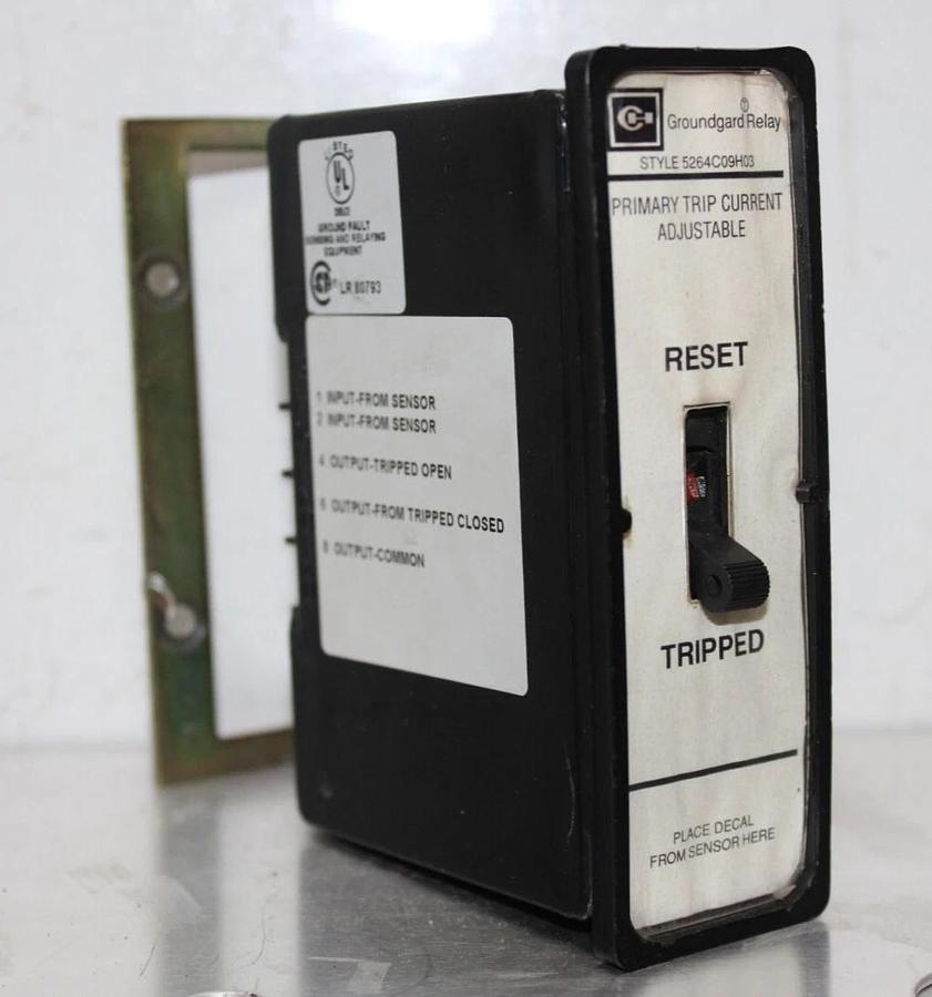 Used CUTLER-HAMMER GROUNDGARD RELAY SWITCH 5264C09H03 *WARRANTY*
