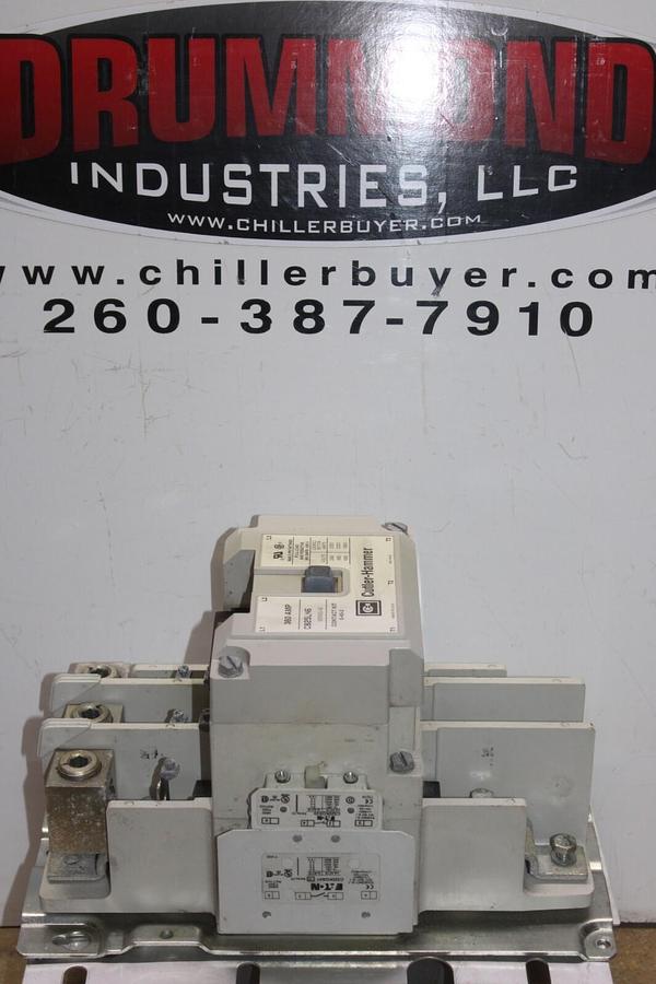 Used CUTLER HAMMER CONTACTOR C825LN6 360 AMP 600V 3-PHASE COIL: 120V