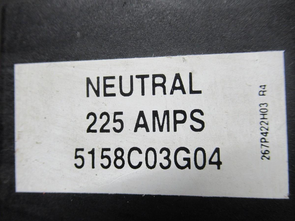 Used WESTINGHOUSE NEUTRAL BAR END PIECE 5158C03G04 225 AMP