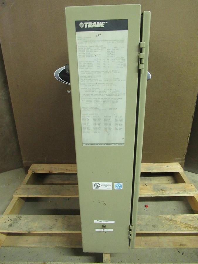 Used TRANE 500 TON CENTRAVAC ADAPTIVE CONTROL INTERFACE CVHE500 CHILLER 460 VAC R-123