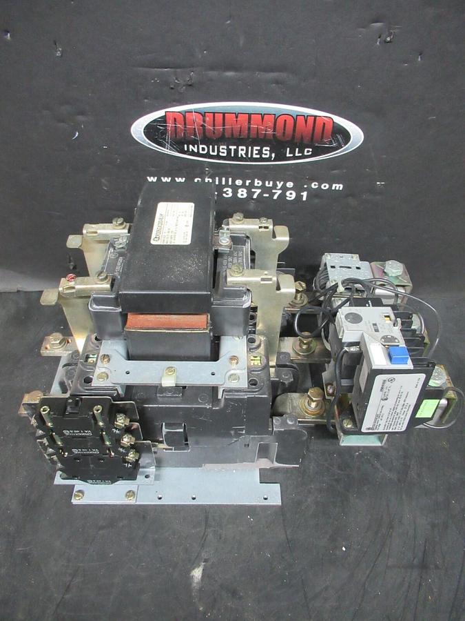 Used GE NEMA 5 STARTER CR306GXQ004BJH 600 VAC 270 AMP 200 HP 3-PHASE W/ CR324GXQS