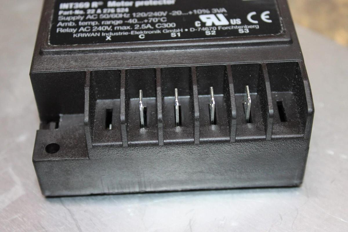 YORK KRIWAN MOTOR PROTECTOR 025-46155-101 22-A-276-S24 240 VAC 2.5 AMP