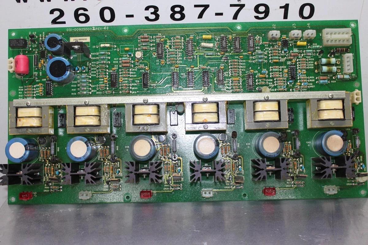 Used YORK CHILLER/VFD STARTER CIRCUIT BOARD 031-00925D002 REV. C1 *WARRANTY*