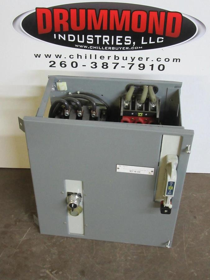 Used SQUARE D MCC FUSIBLE STARTER BUCKET 18" MODEL: 4 NEMA 3 W/8536-SEO1