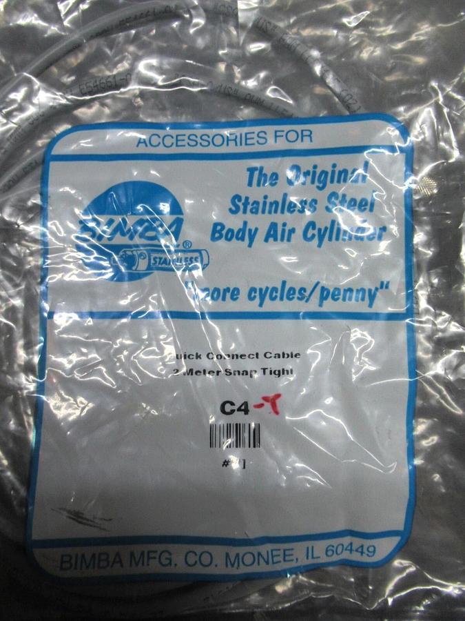 NEW IN BAG BIMBA C4-T QUICK CONNECT CABLE 2 METER SNAP-TIGHT **WARRANTY**