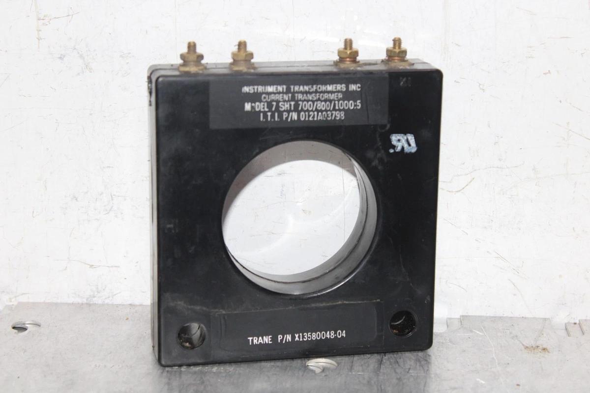 Used TRANE 7-SHT CURRENT TRANSFORMER X13580048-04 0121A03798 1000:5 *WARRANTY*