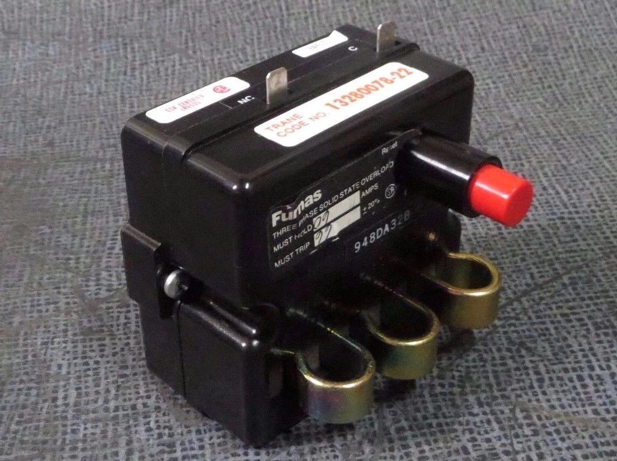 Used FURNAS SOLID STATE OVERLOAD RELAY  MODEL: 948DA32B