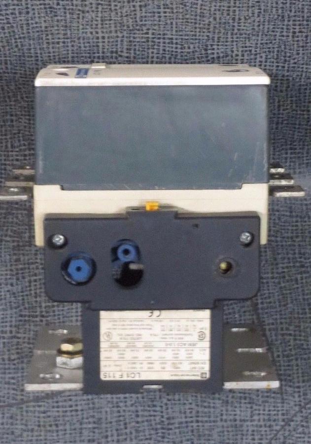 Used TELEMECANIQUE SQUARE D CONTACTOR LC1F115 175 AMP 600 VAC 100 HP WITH 110V COIL