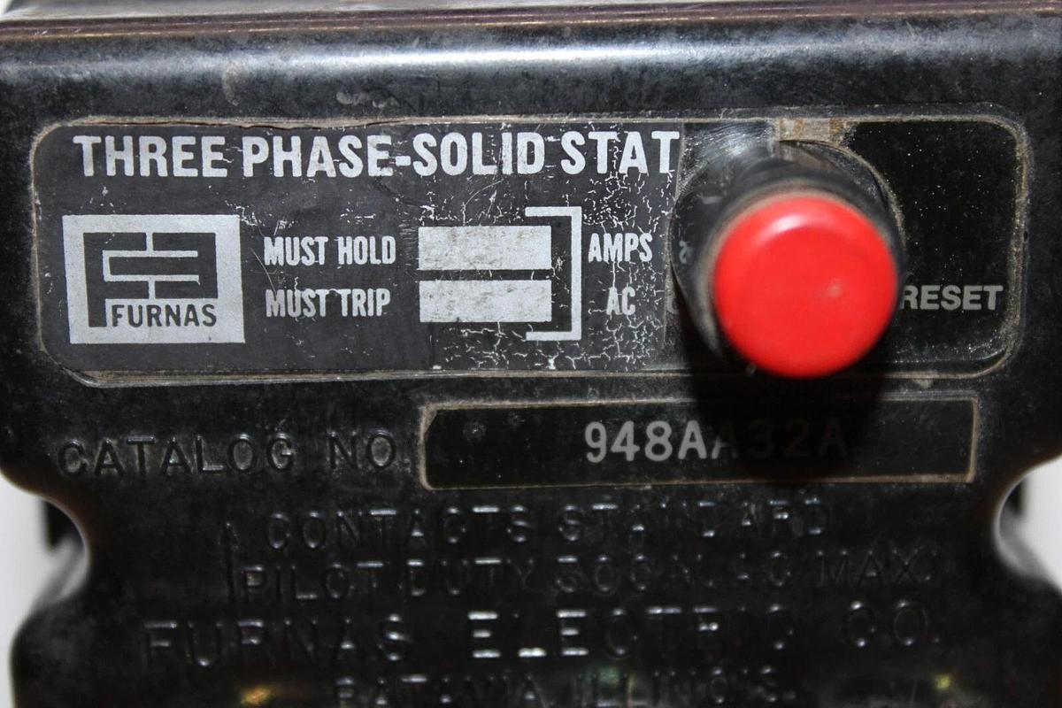 Used FURNAS THREE PHASE SOLID STATE RELAY 948AA32A **WARRANTY INCLUDED**