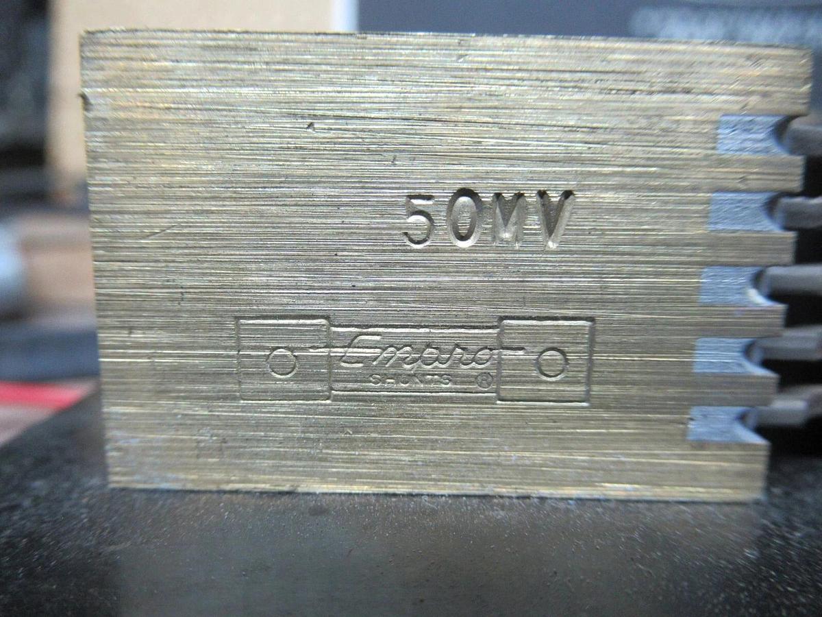 Used EMARO SHUNT 2000 AMP 50 MV MLC