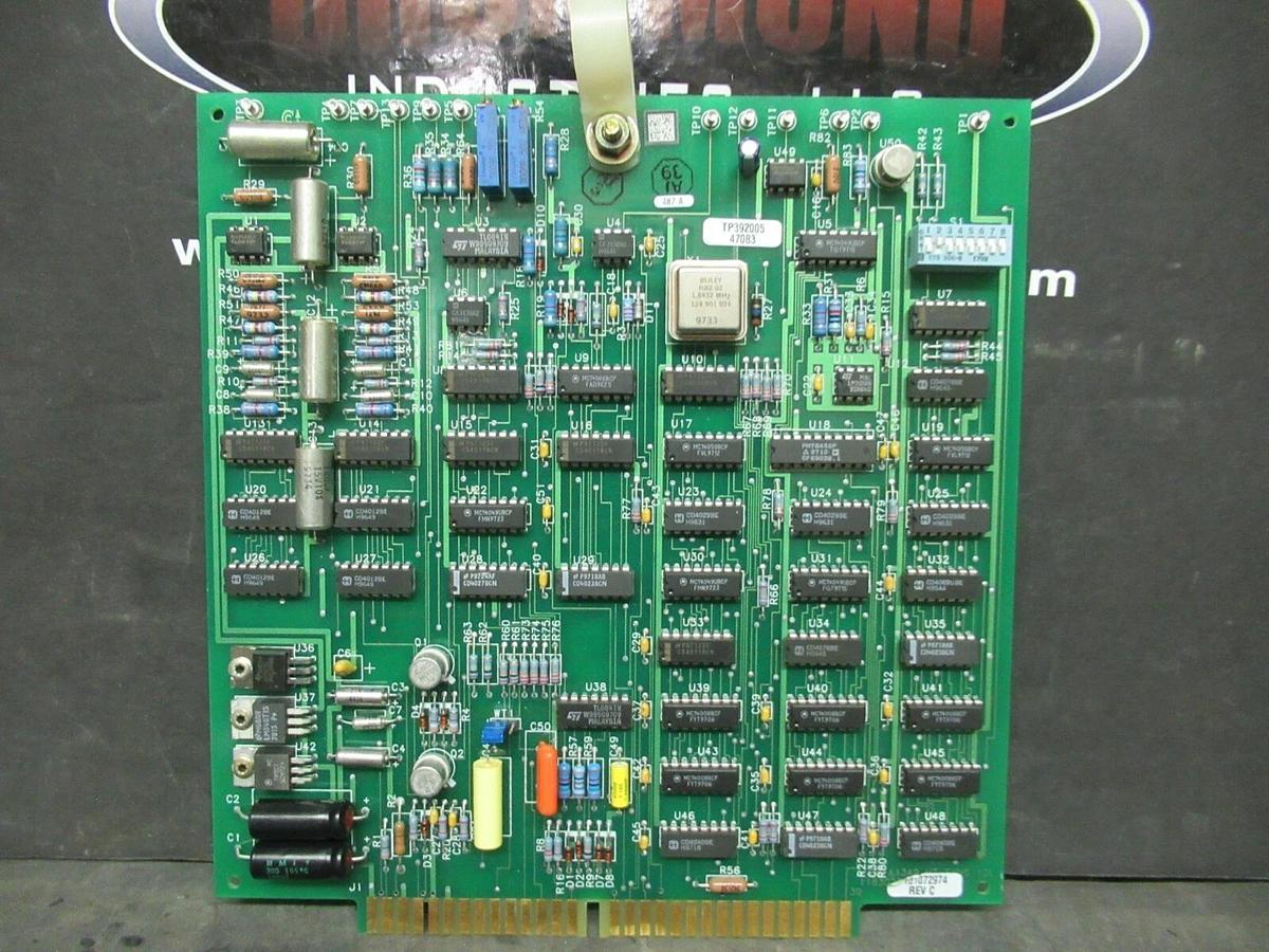 Used EXIDE A13A9 HT SYNC 12L CIRCUIT BOARD 118302768 REV B 101072974 REV C PLC CARD