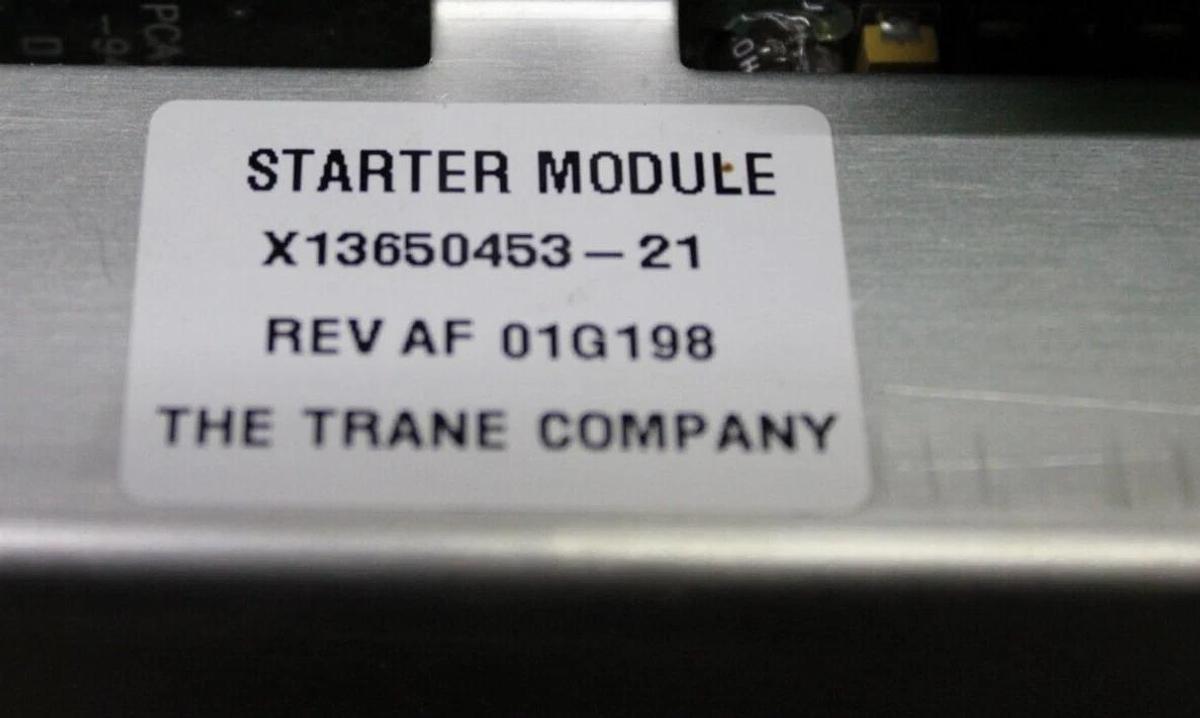 Used TRANE CHILLER STARTER MODULE X13650453-21 REV. AF **WARRANTY INCLUDED**