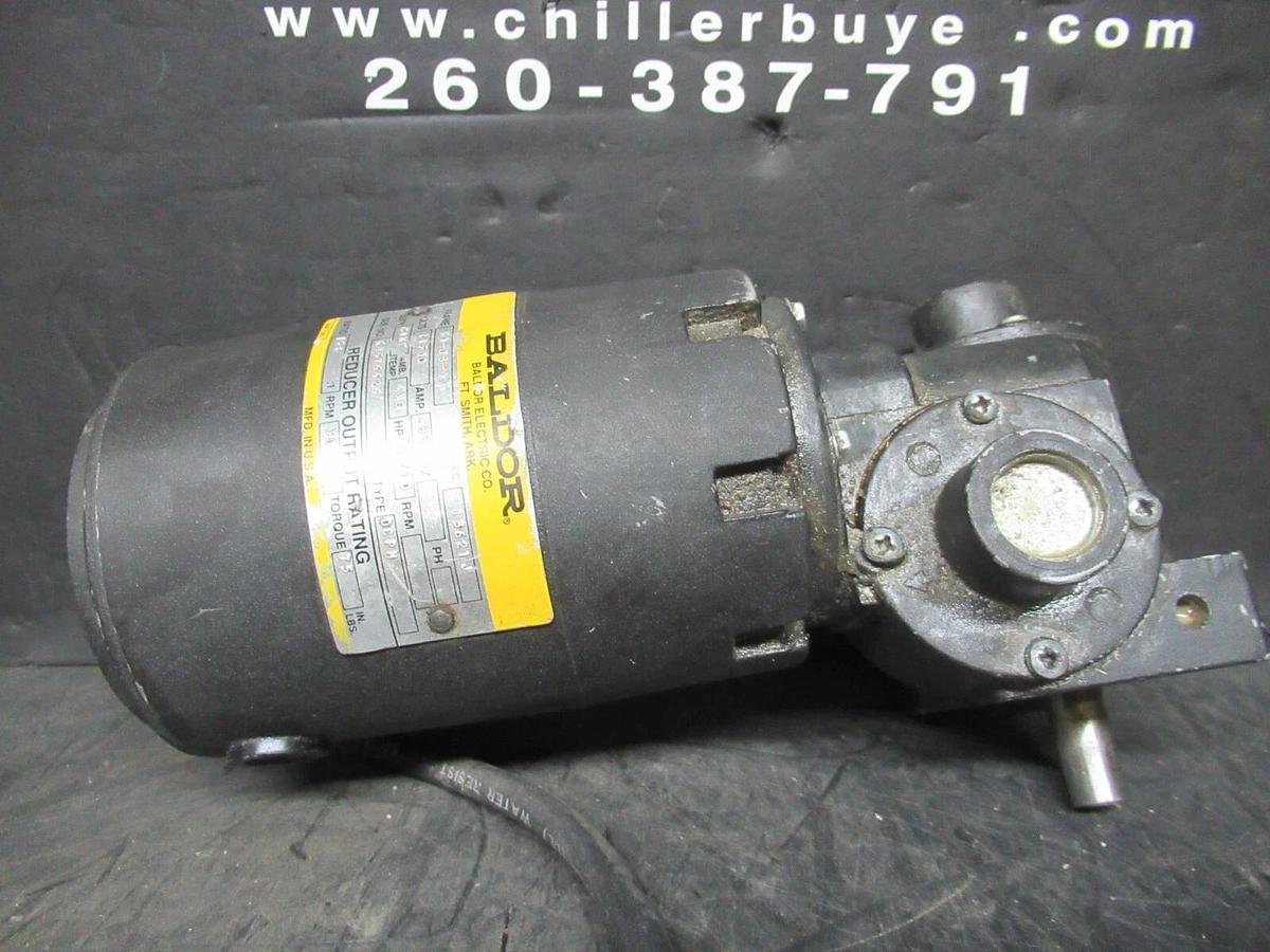 Used BALDOR MOTOR 30-BD-0 115 VDC 0.88 AMP 1/10 HP 30 RPM **WARRANTY INCLUDED**
