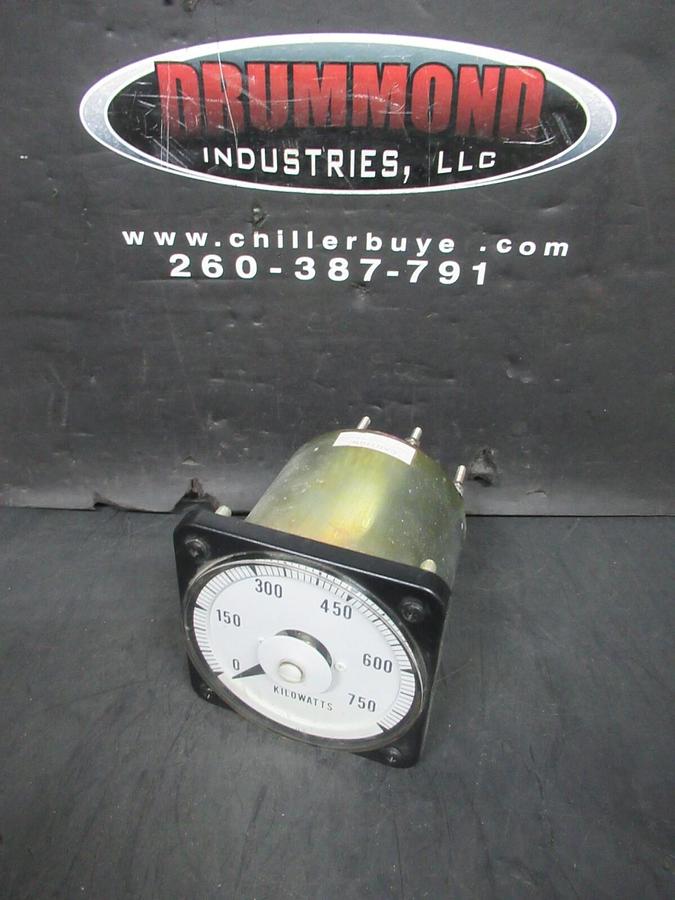Used YOKOGAWA / BROWNELL ELECTRO AC KILOWATT METER 750 MAX 10325LB / 136-901-348