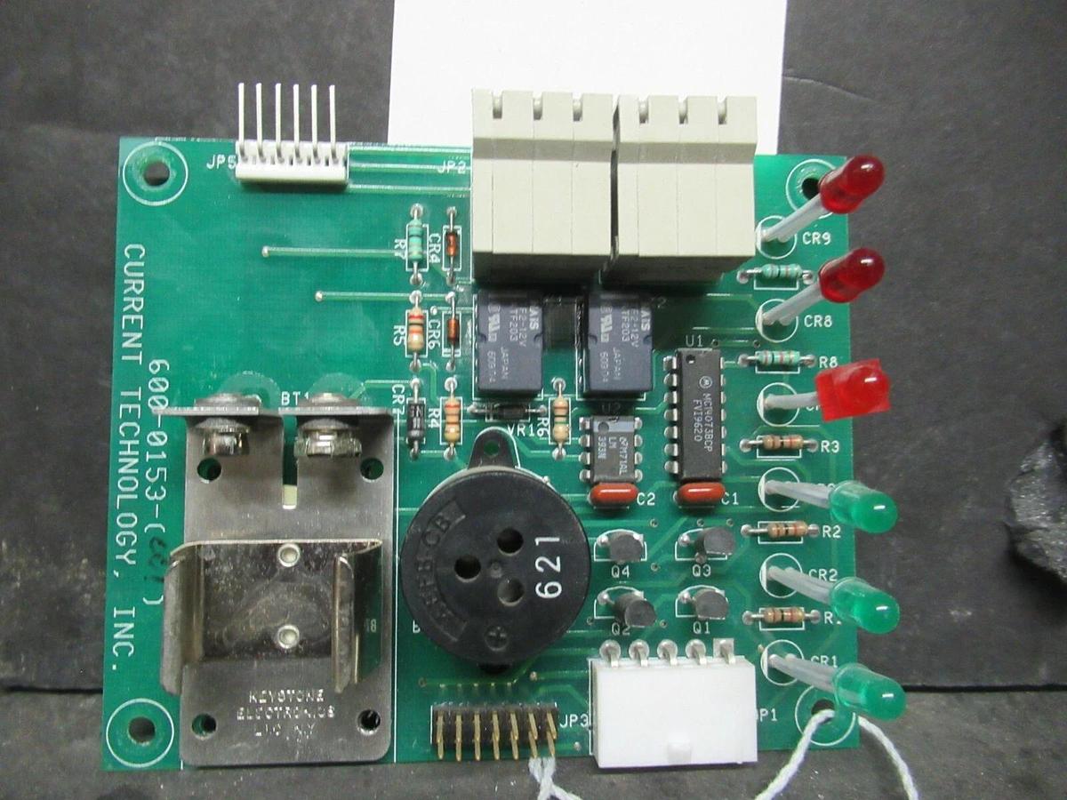 Used 600-0153-100 REV A CURRENT TECHNOLOGY INDICATOR BOARD 600-0153-001 * WARRANTY *