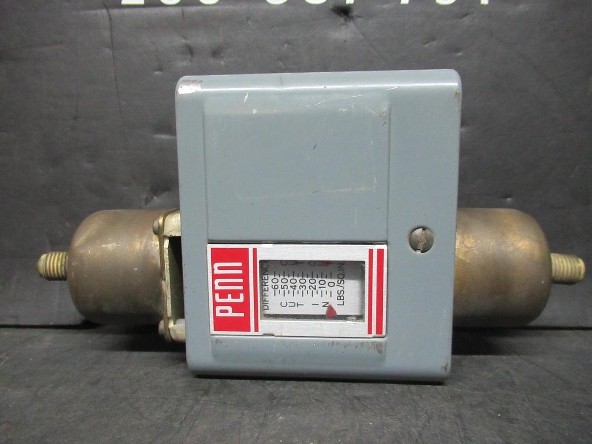 Used PENN DIFFERENTIAL PRESSURE CONTROL 274BP20-1503 230 VAC 13.9 AMP **WARRANTY**