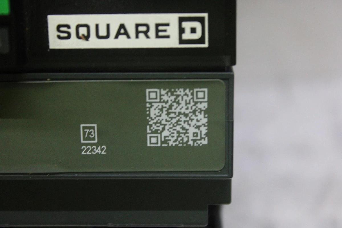 Used SQUARE D POWERPACT CIRCUIT BREAKER HDL36100 3-POLE 100 AMP 600 VAC *WARRANTY*