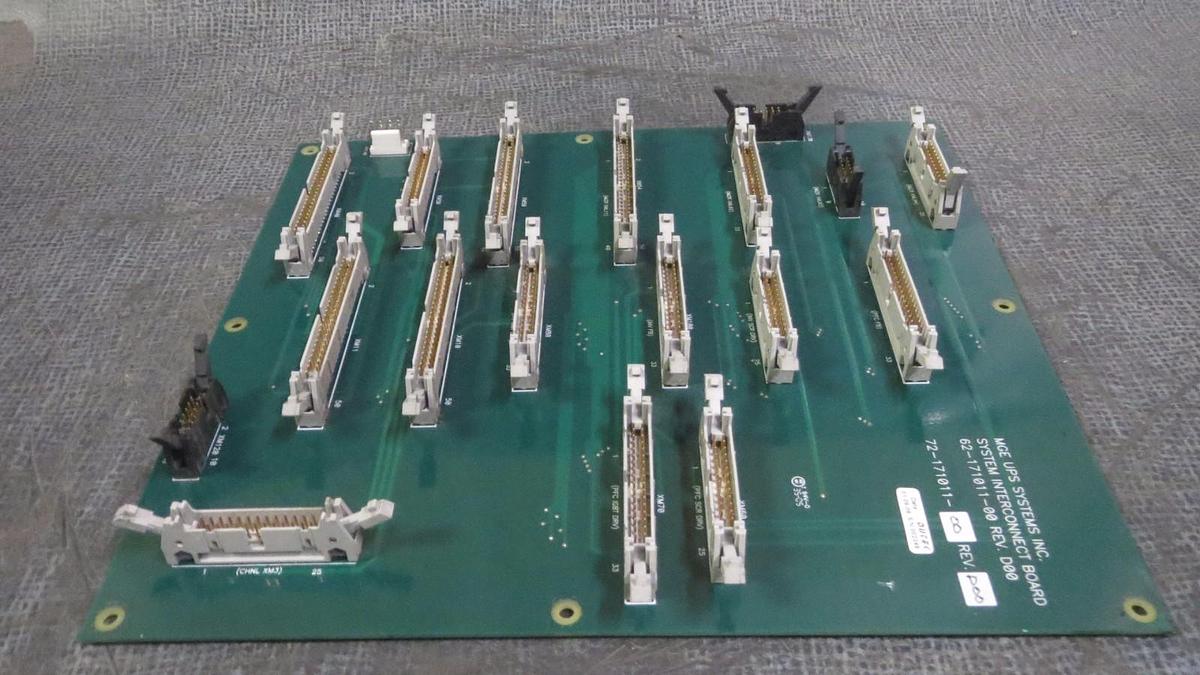 Used MGE UPS SYSTEMS SYSTEM INTERCONNECT ASSEMBLY 62-171011-00 72-171011-00