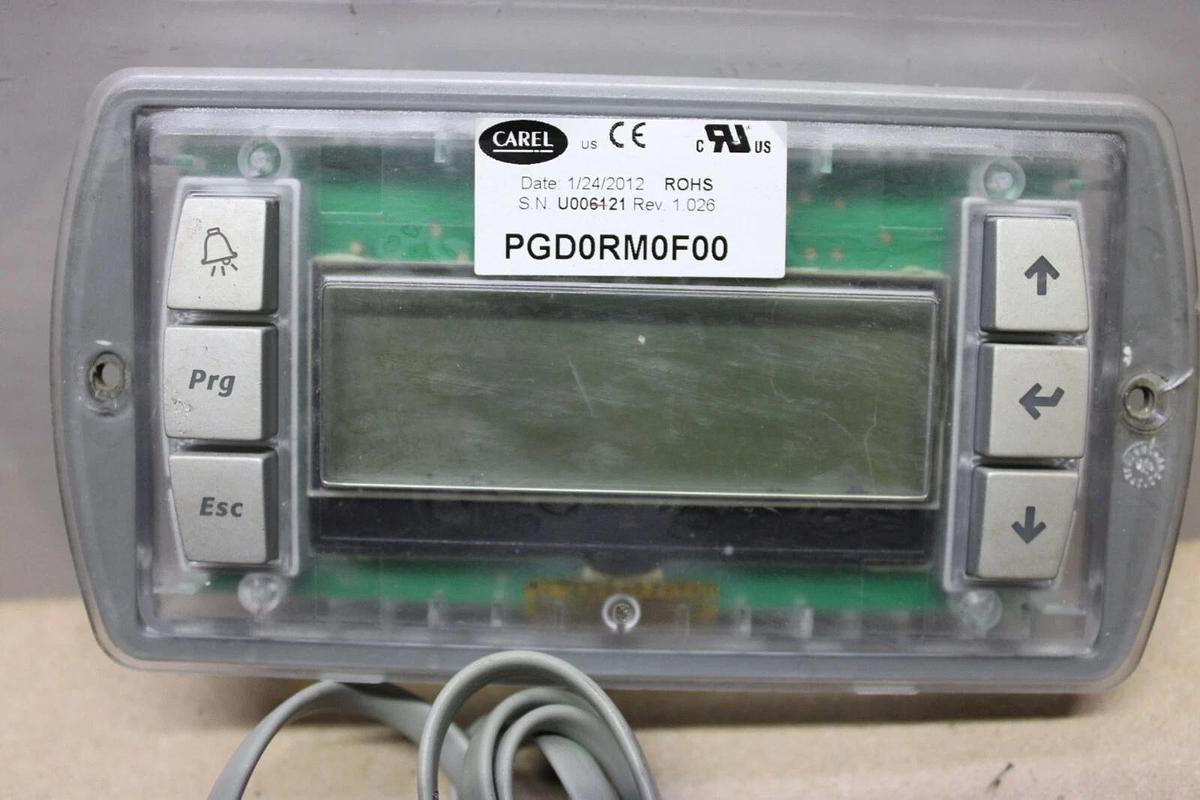 Used CAREL PCO GRAPHIC DISPLAY PGD0RM0F00 REV. 1.026 **WARRANTY INCLUDED**