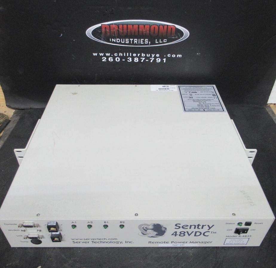 Used SERVER TECHNOLOGY SENTRY REMOTE POWER SAVER R-4835-0-4 48 VDC 100 AMP