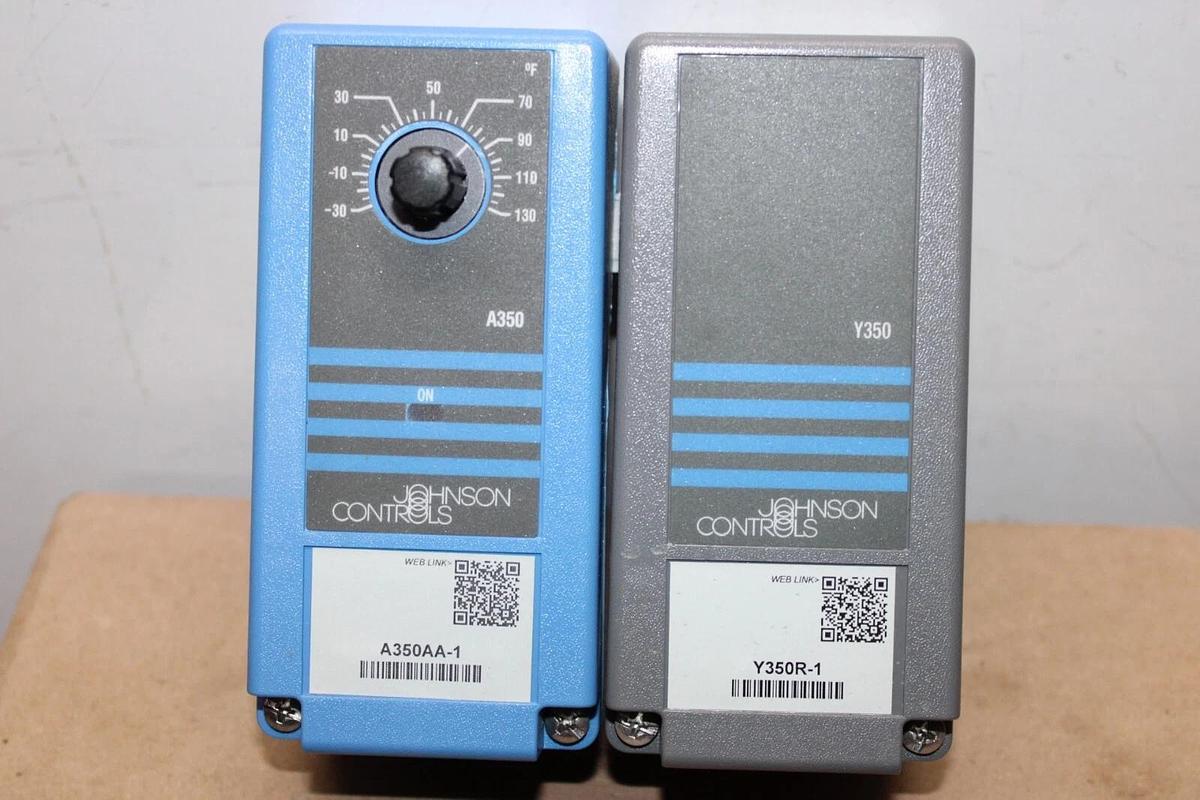 Used JOHNSON CONTROLS TEMPERATURE CONTROL AND POWER MODULE A350AA-1 Y350R-1