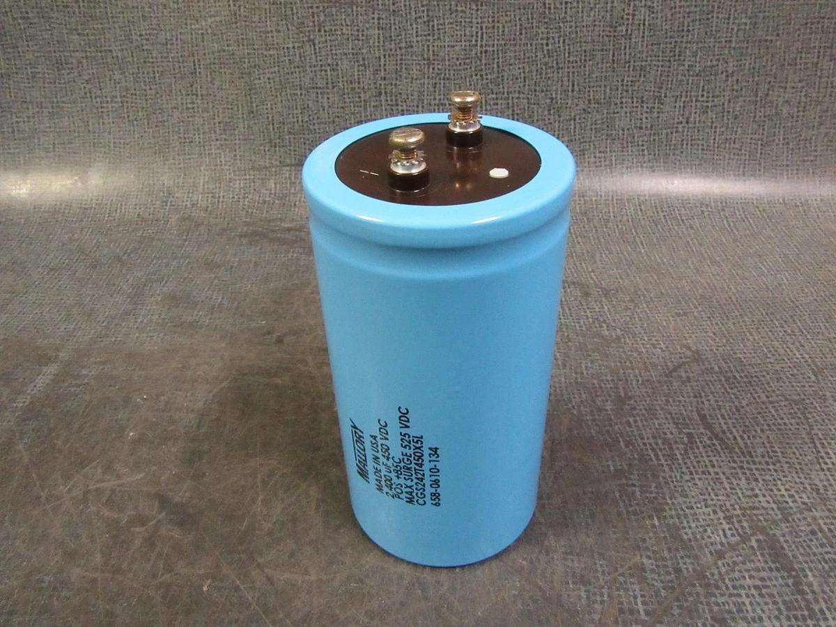 Used MALLORY CAPACITOR CGS242T450X5L 2400uF 450VDC **WARRANTY INCLUDED**