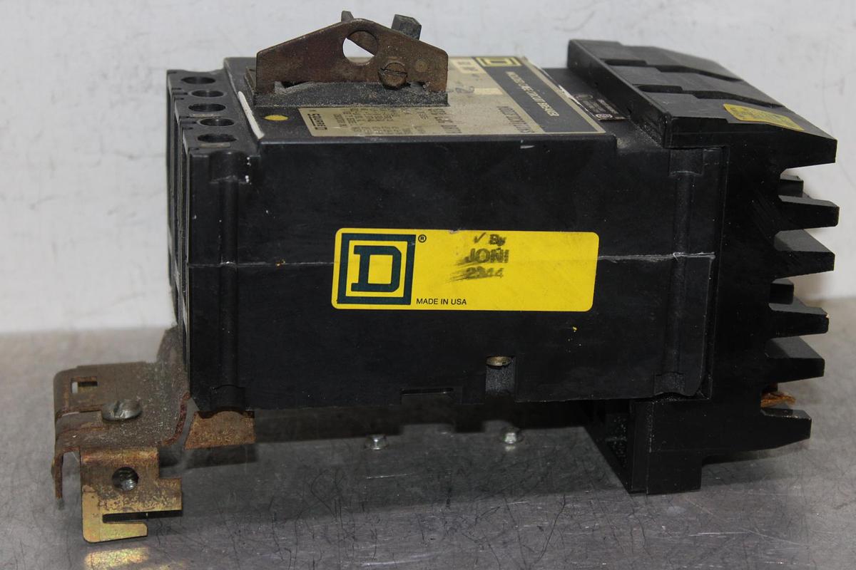 Used SQUARE D I-LINE CIRCUIT BREAKER FH36060 60 AMP 600 VOLT 3-POLE