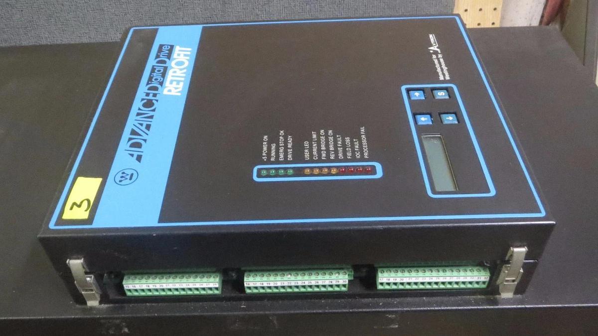 Used AVTRON WESTINGHOUSE ADDVANTAGE-32 DIGITAL DC DRIVE 230/460V 3 PH DC0180-4CLO-C