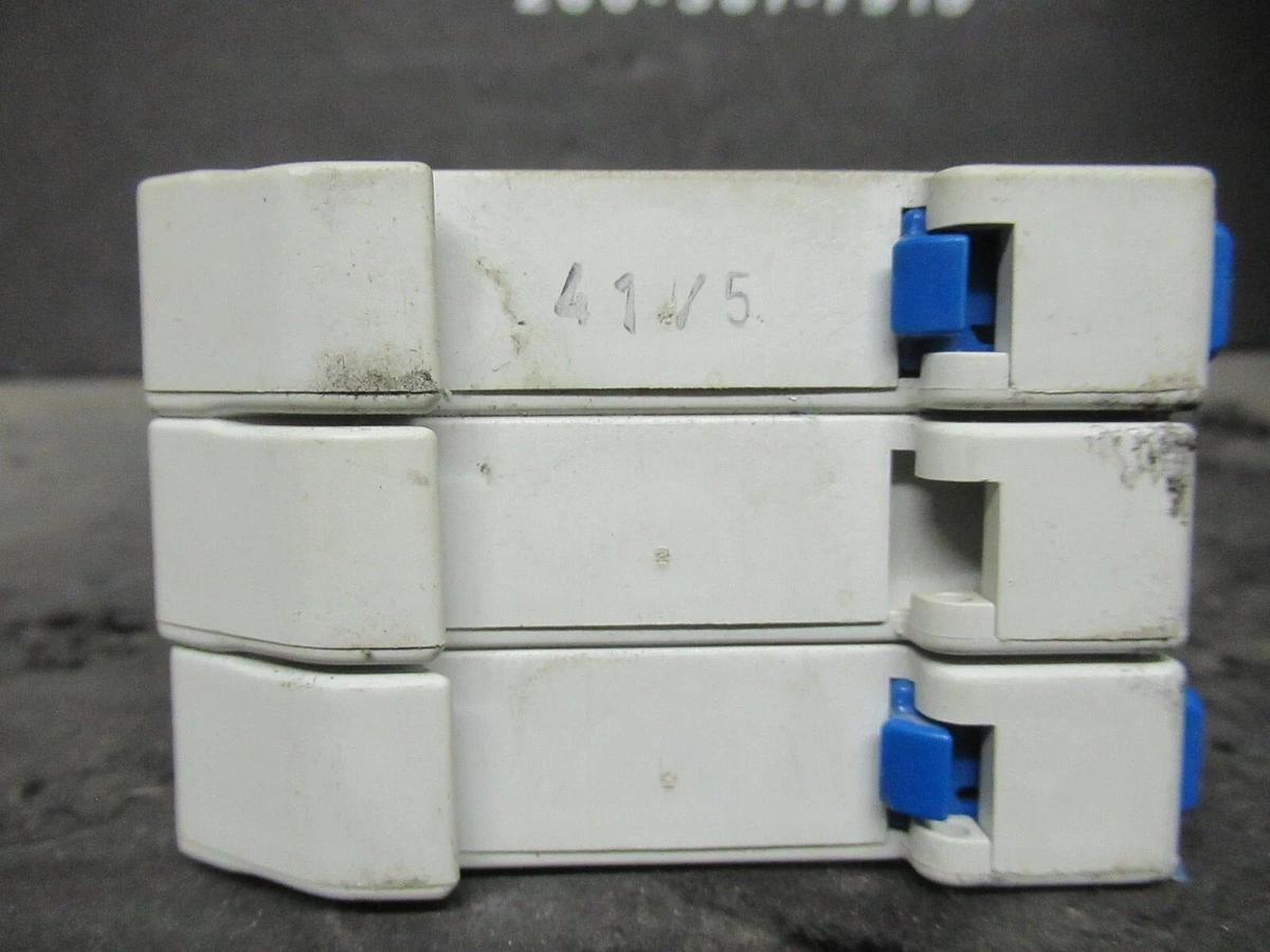 Used 30 AMP 600 VAC 3 POLE FERRAZ SHAWMUT ULTRASAFE CLASS CC FUSE HOLDER USCC3