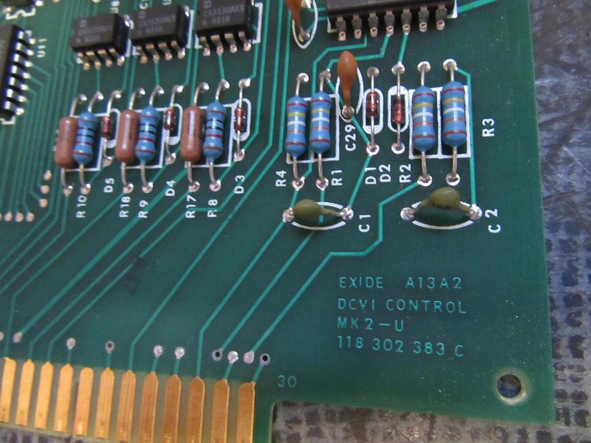 Used EXIDE DCVI CONTROL MK 2-U 101072371 REV D 118302383C **WARRANTY**