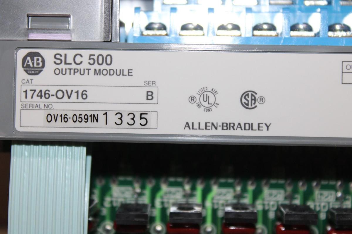 NIB ALLEN-BRADLEY SLC 500 PROGRAMMABLE OUTPUT CONTROL MODULE 1746-OV16