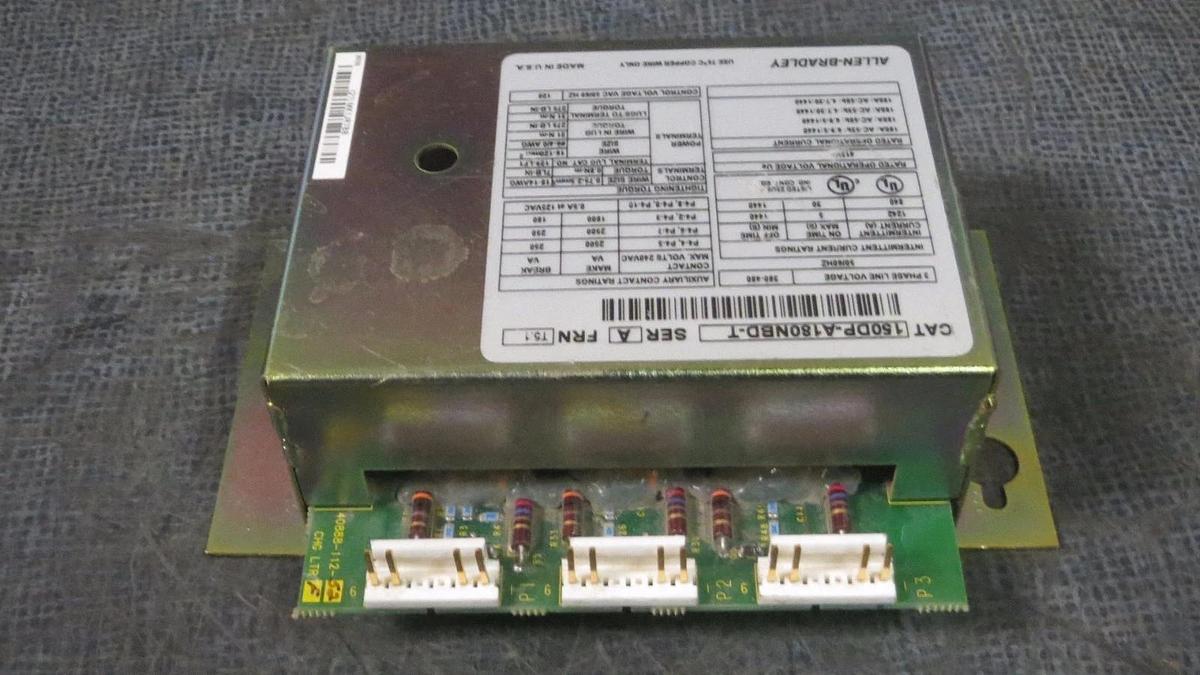Used ALLEN BRADLEY SMC PLC CONTROLLER 380-480V # 150DP-A180NBD-T SER A FRN T5.1