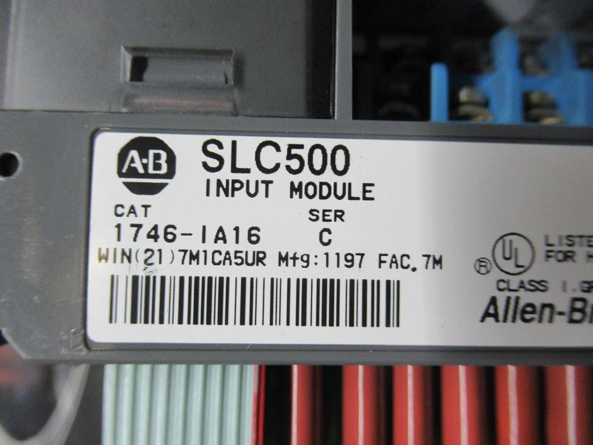 ALLEN BRADLEY SLC-500 INPUT MODULE 1746-IA16 SER. C *NEW SURPLUS*