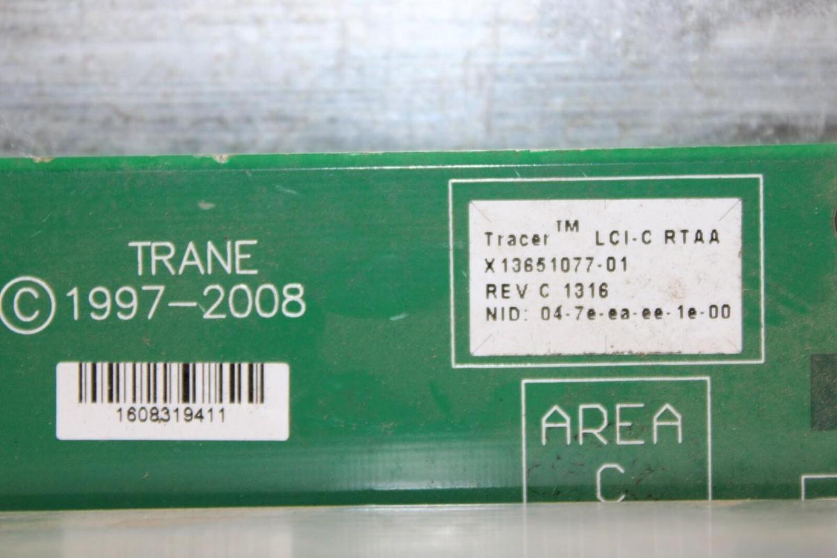 Used TRANE CHILLER TRACER MODULE X13651077-01 REV. C X13651077010 *WARRANTY INCLUDED*
