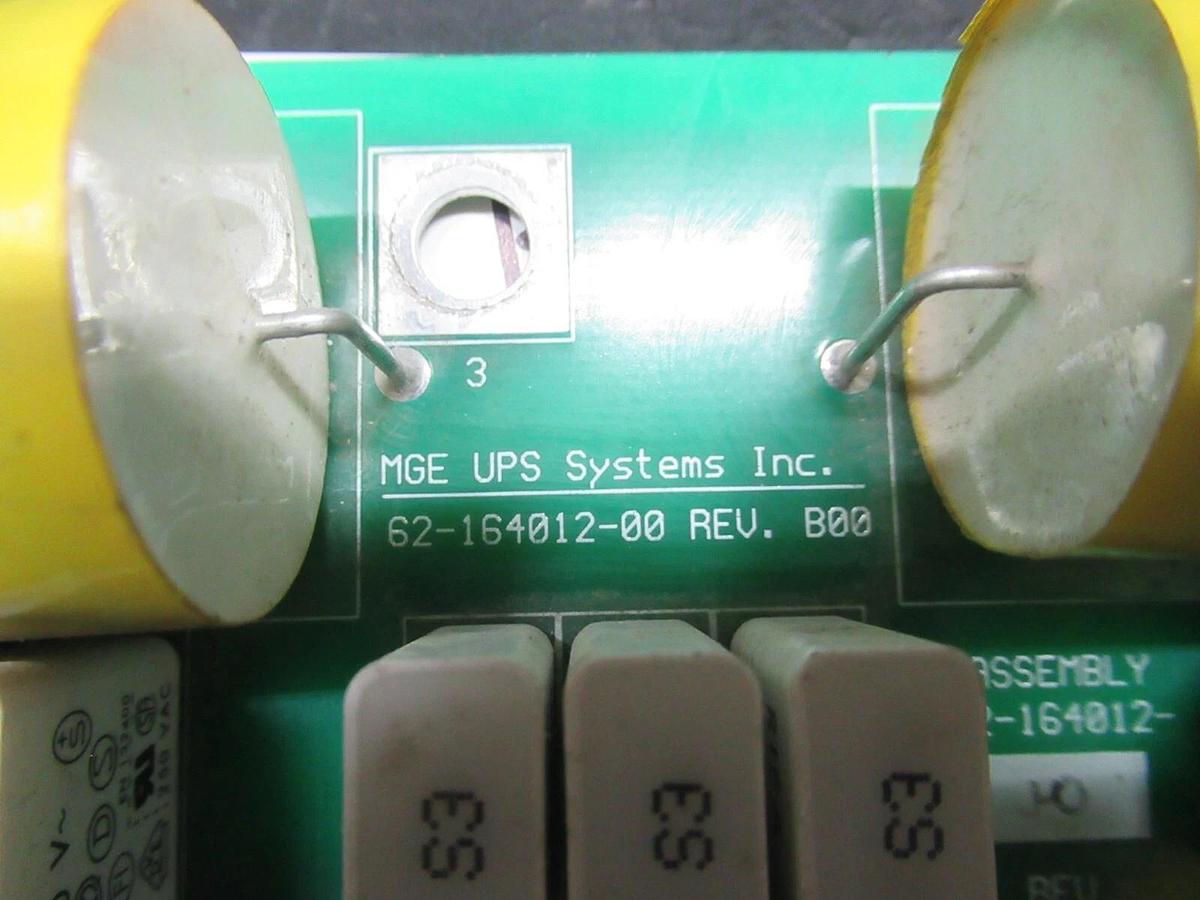 Used MGE UPS CIRCUIT BOARD 62-164012-00 REV B00 ASSY: 72-164012 REV B01 **WARRANTY**