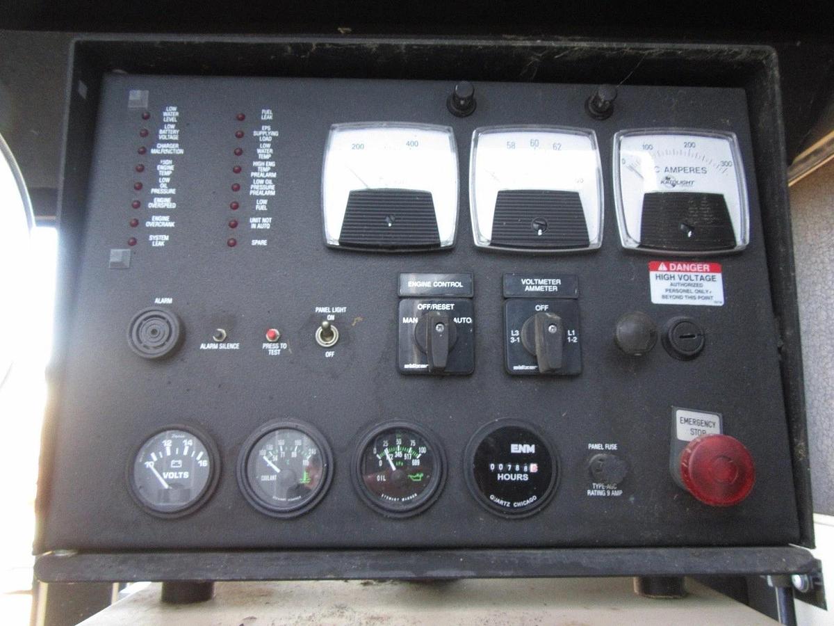 Used 60 KW DIESEL GENERATOR KATOLIGHT 120/240V RE-CONNECTABLE SOUND ENCLOSED 788 HRS